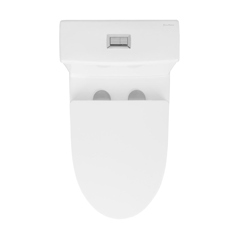 Dreux One Piece Elongated Dual Flush Toilet with 0.95/1.26 GPF (6 - Pack)
