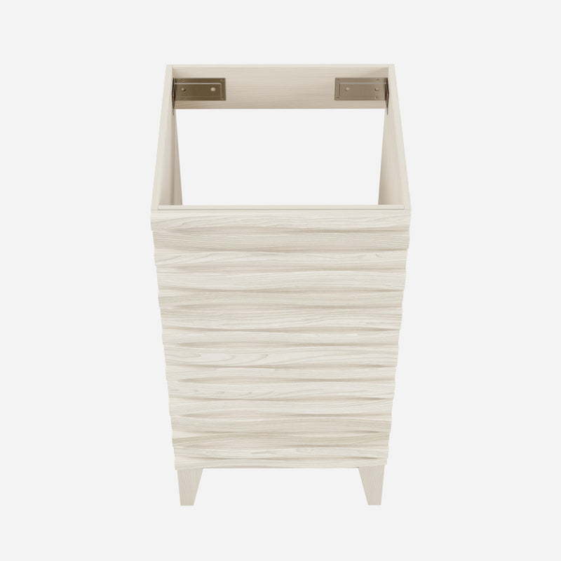 Cascade 18" Freestanding Bathroom Vanity Cabinet without Top in White Oak