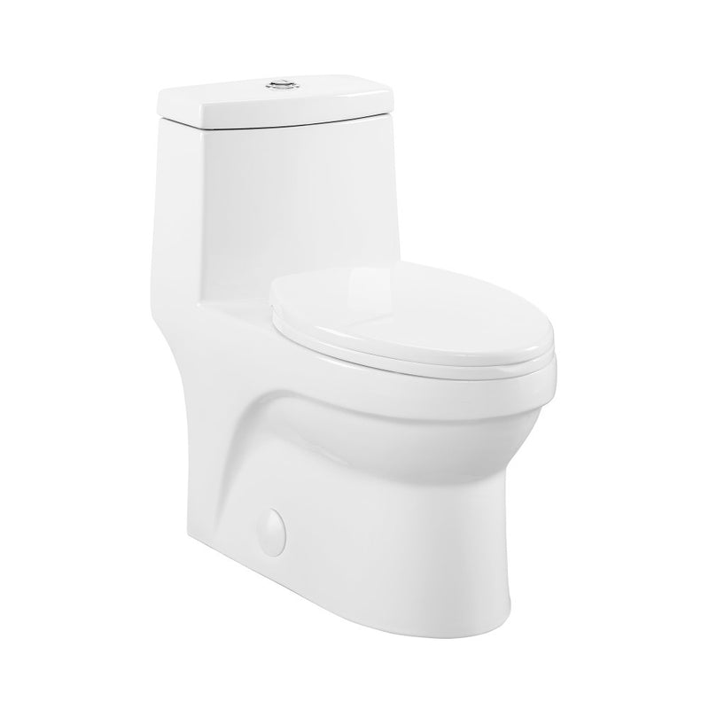 Virage One Piece Elongated Toilet with Touchless Retrofit Dual Flush 1.1/1.6 gpf