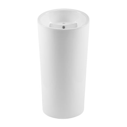 St. Tropez Circular One Piece Pedestal Sink