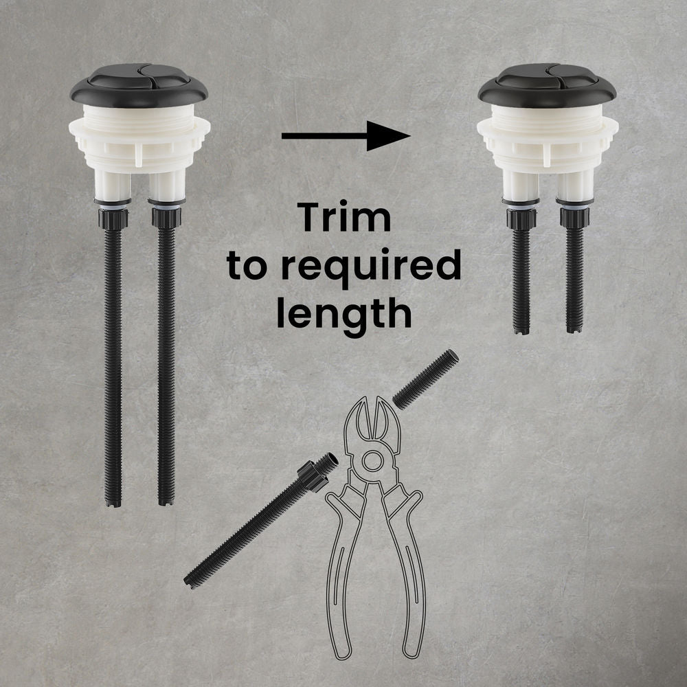 Toilet Hardware Black (SM-1T803HB)