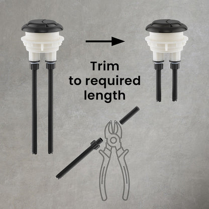 Toilet Hardware Black (SM-1T803HB)