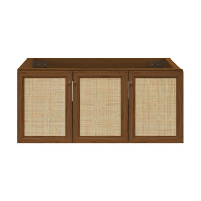 Classe 48" Wall-Mounted Bathroom Vanity Cabinet without Top in Brown Oak