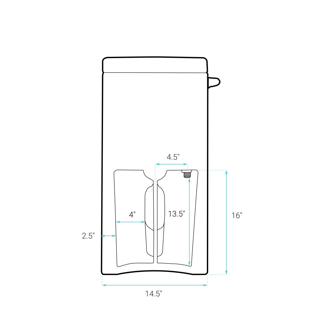 Monaco One-Piece Elongated Left Side Flush Handle Toilet 1.28 gpf