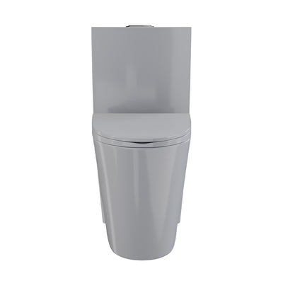 St. Tropez One-Piece Elongated Toilet Vortex™ Dual-Flush 1.1/1.6 gpf in Glossy Gray