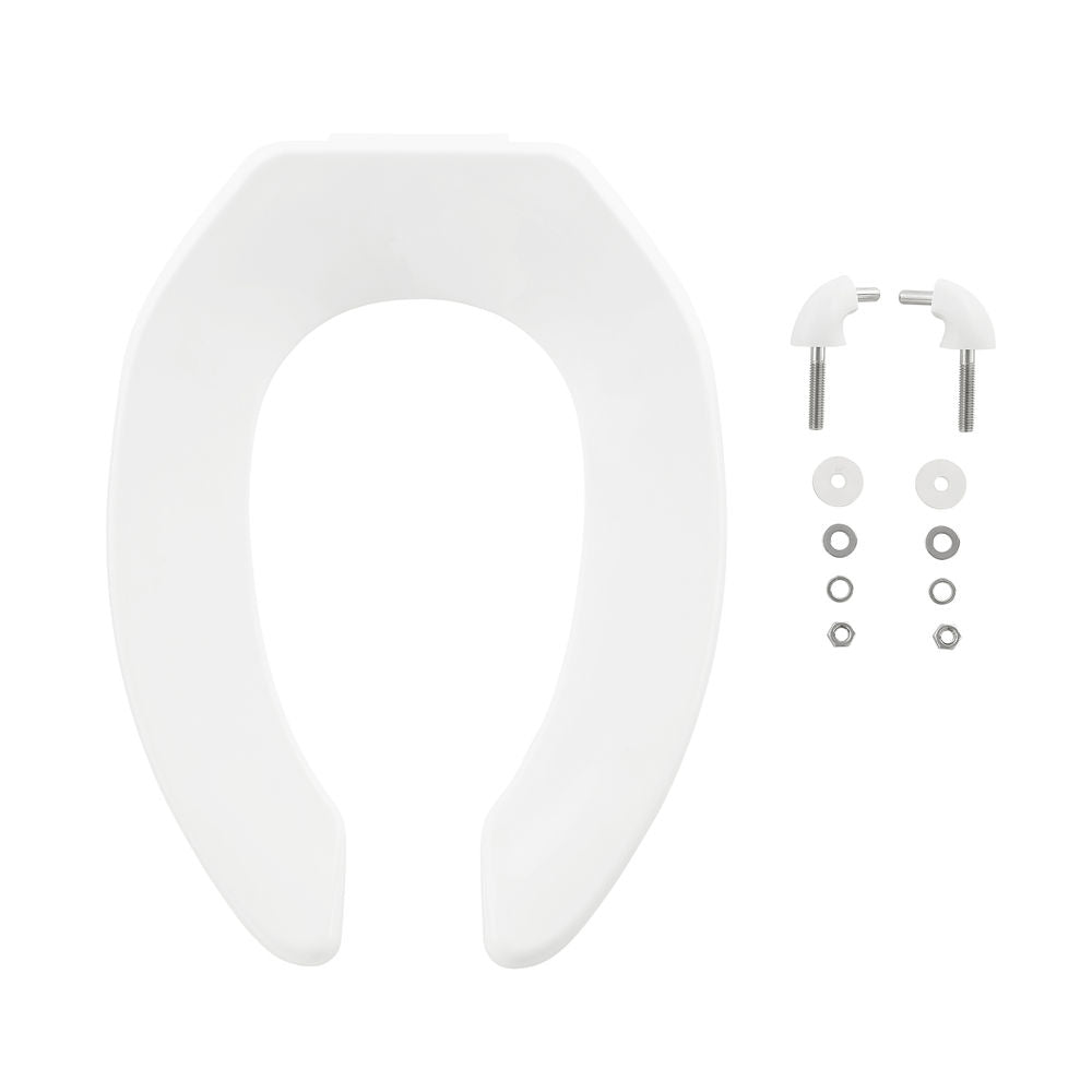 Commercial Standard Elongated Seat, Glossy White