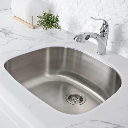 Toulouse 23 5/8 x 21 Stainless Steel, Single Basin, Undermount Kitchen Sink