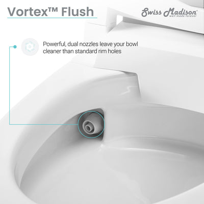 Viro Smart Tankless Elongated Toilet, Touchless Vortex™ Dual-Flush 1.1/1.6 gpf