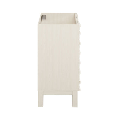 Cascade 18" Freestanding Bathroom Vanity Cabinet without Top in White Oak