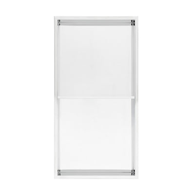 Voltaire 12" x 24" Stainless Steel Double Shelf Wall Niche in Polished Chrome