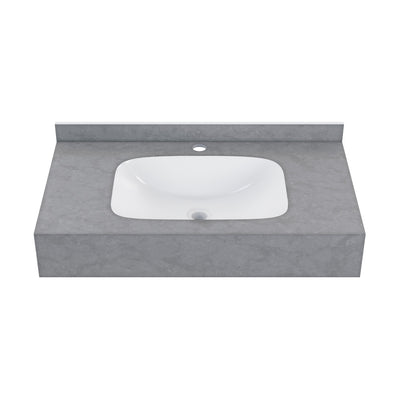 Avancer 36'' Wall Mount Sink In Charcoal Gray
