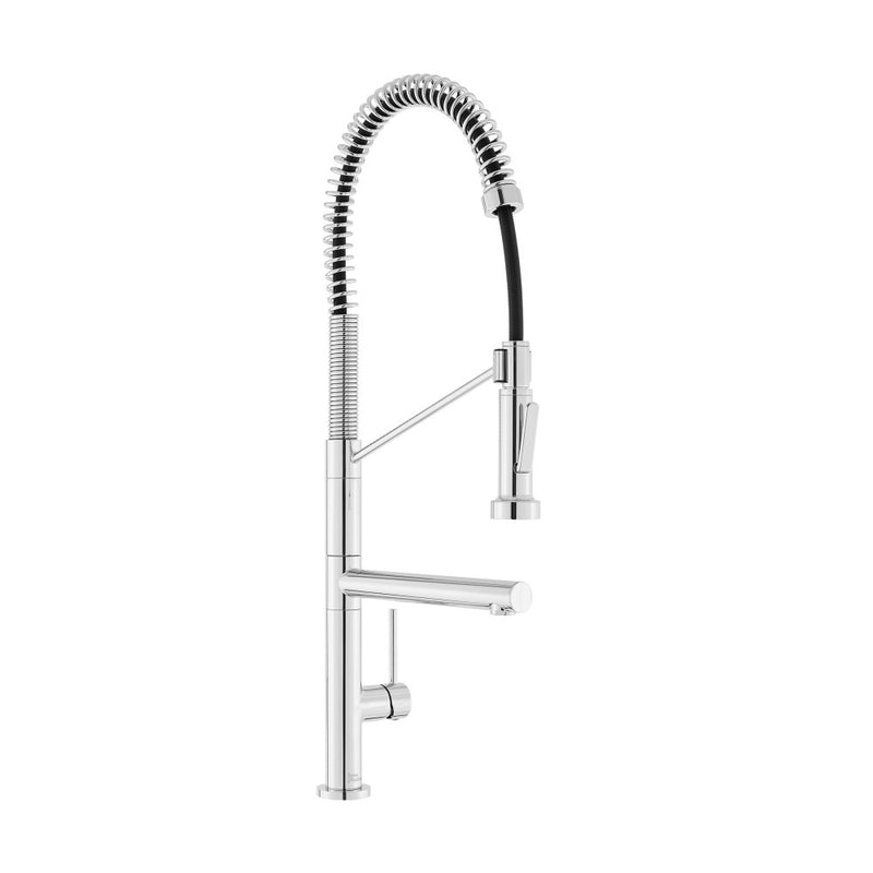 Novuet Single Handle, Pull-Down Kitchen Faucet with Pot Filler in Chrome