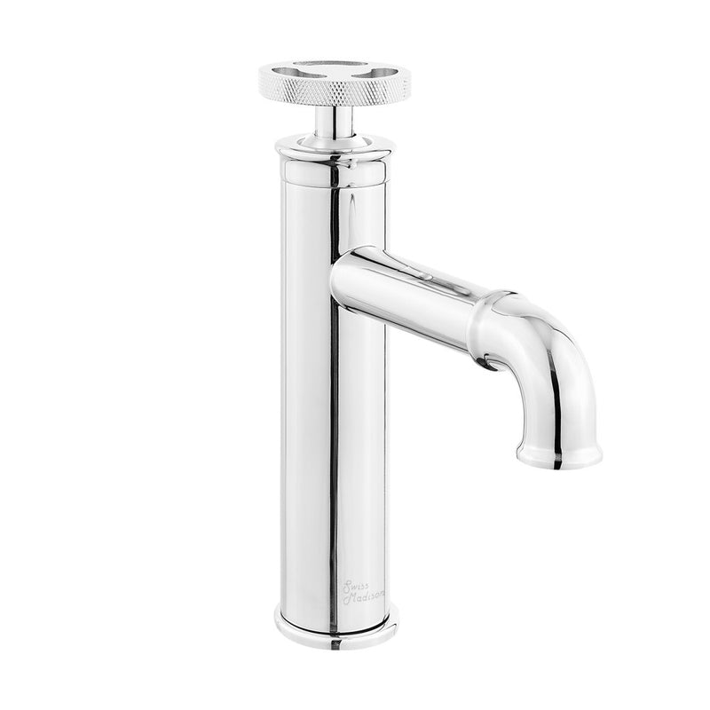 Avallon Single Hole, Single-Handle Wheel, Bathroom Faucet in Chrome