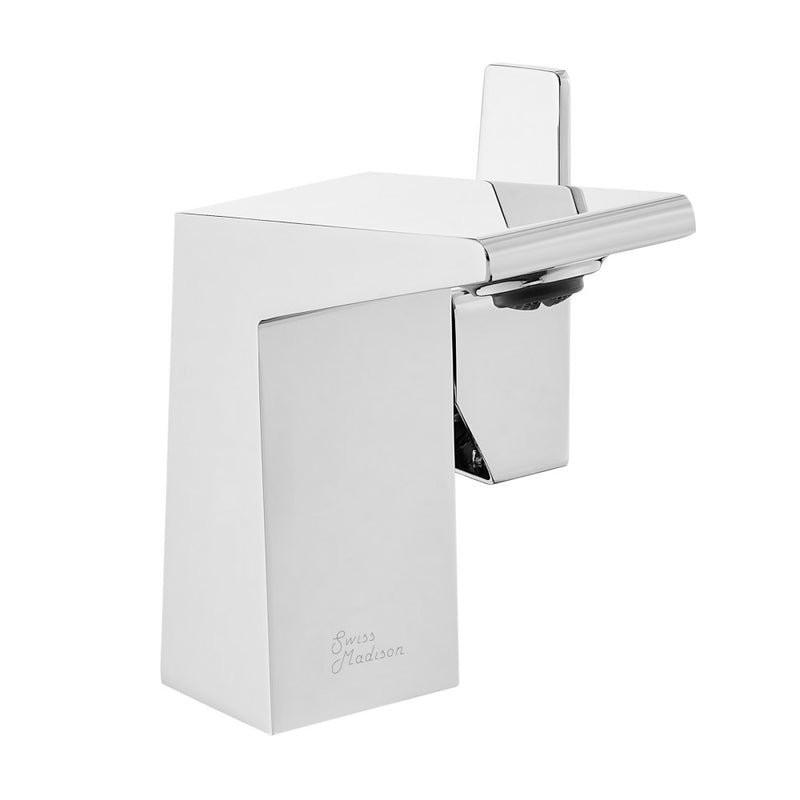 Carre Single Hole, Single-Handle, Bathroom Faucet in Chrome