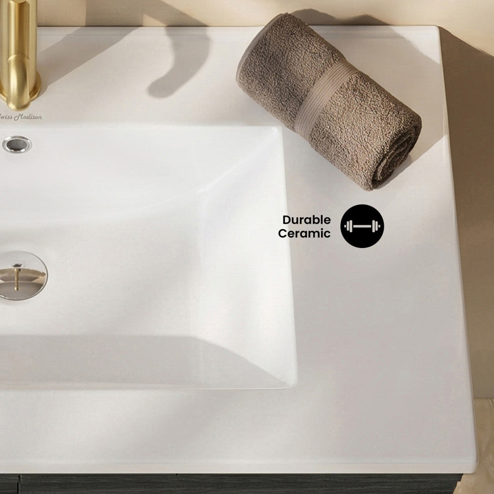 36 Ceramic Vanity Sink Top