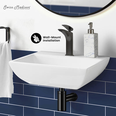 Sublime Compact Ceramic Wall Hung Sink