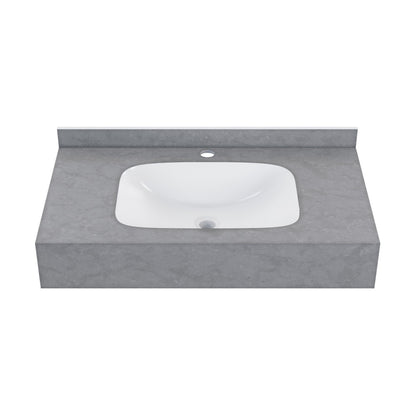 Avancer 36'' Wall Mount Sink In Charcoal Gray