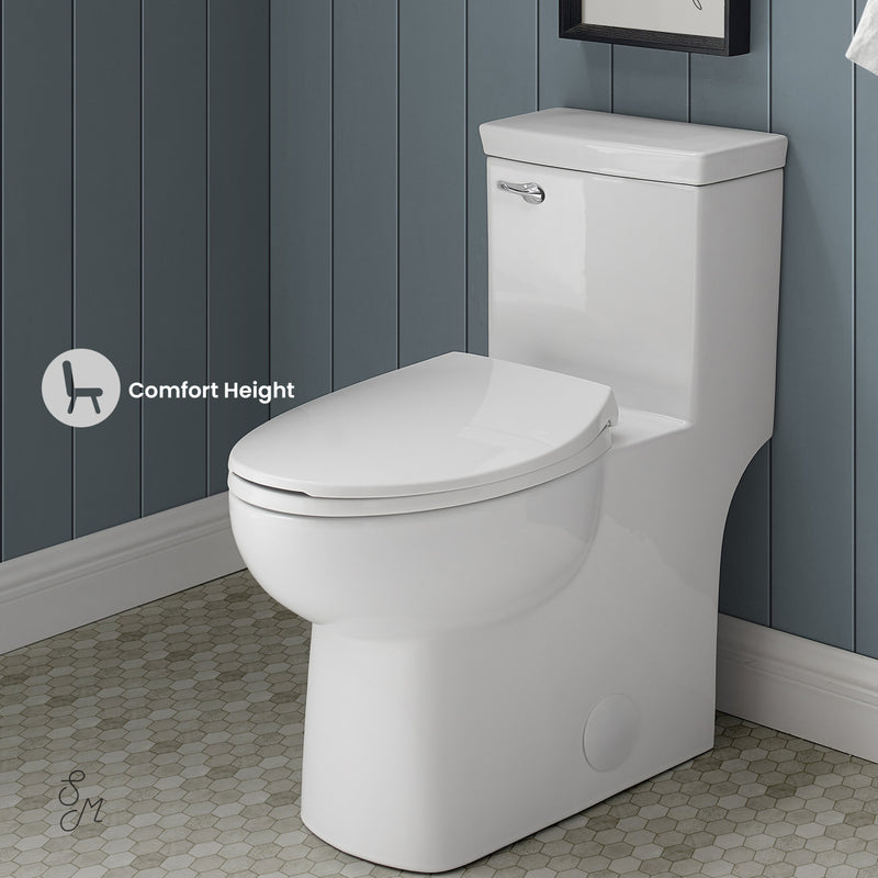 Classe One-Piece Toilet with Front Flush Handle 1.28 gpf