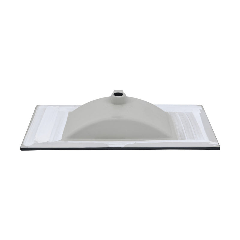 36" Ceramic Vanity Top with Three Faucet Holes in Matte Black