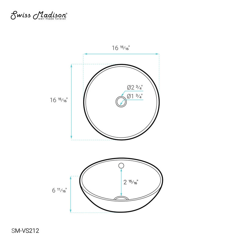 Sublime Round Vessel Sink