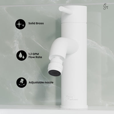 Ivy Bidet Faucet in Matte White