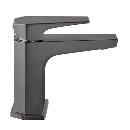 Voltaire Single Hole, Single-Handle, Bathroom Faucet in Gunmetal Gray
