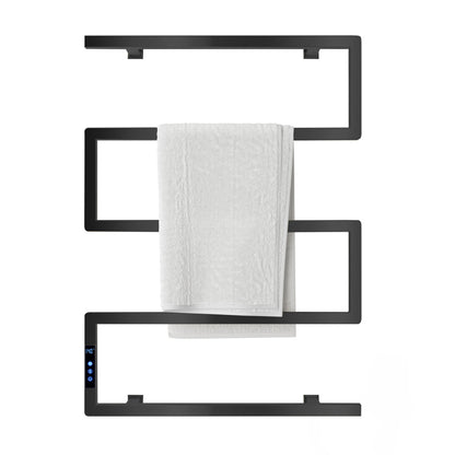 Voltaire 5-Bar Electric Towel Warmer in Matte Black