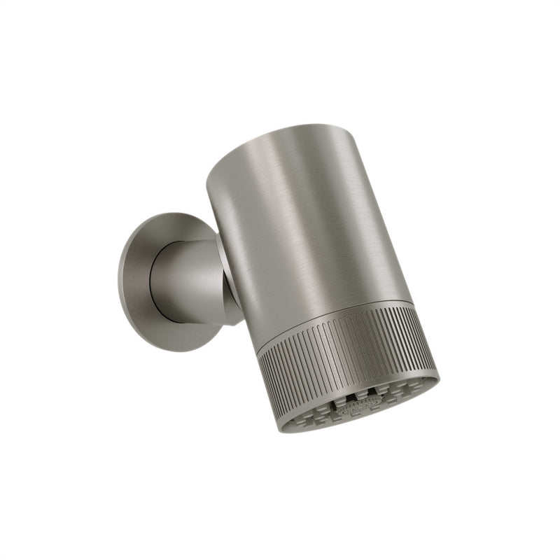 Lumiere 2-Spray Patterns 2.5 GPM Wall Mount Fixed Shower Head in Brushed Nickel