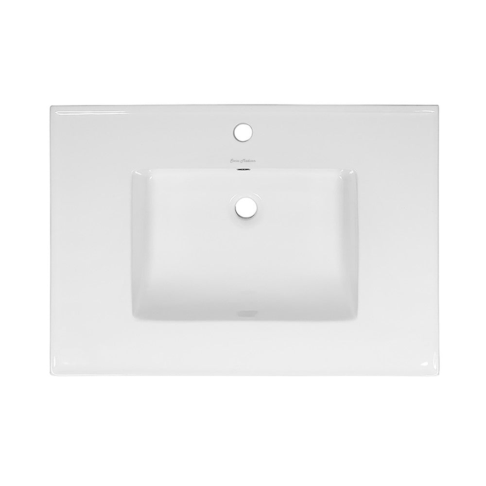 Voltaire 31 Vanity Top Sink with Single Faucet Hole