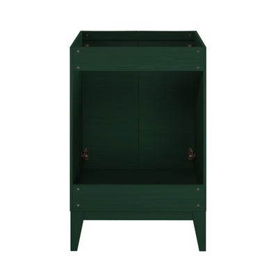 Cascade 24" Freestanding Bathroom Vanity Cabinet without Top in Green Oak