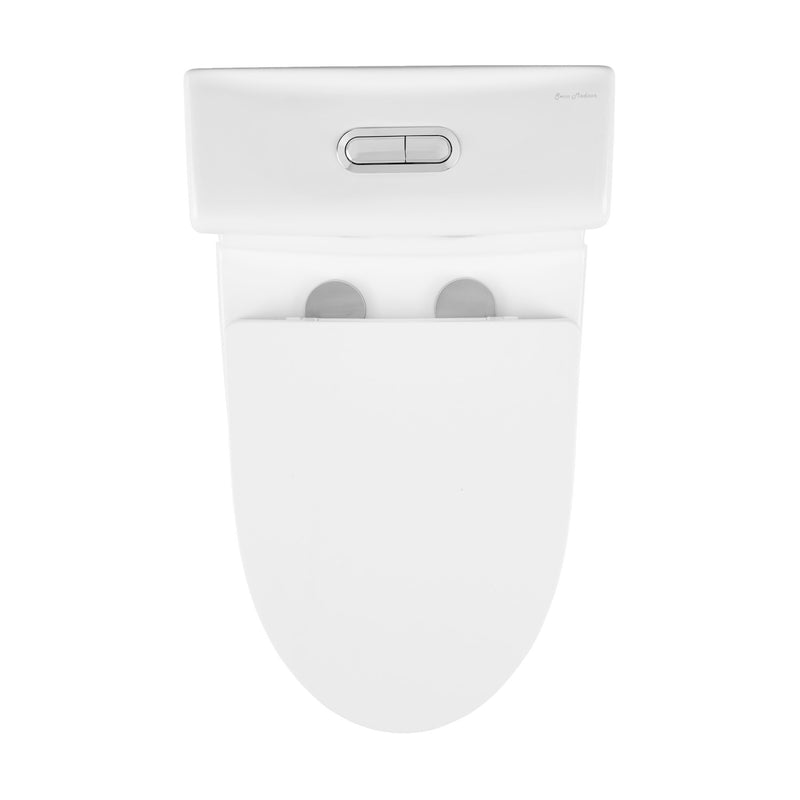 Hugo One Piece Elongated Dual Flush Toilet 1.1 / 1.6 gpf