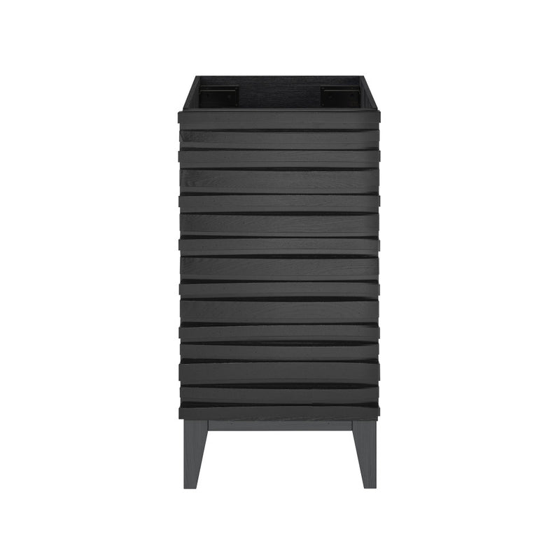 Cascade 18" Bathroom Vanity in Black - Cabinet