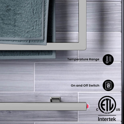 Voltaire 5-Bar Electric Towel Warmer in Chrome