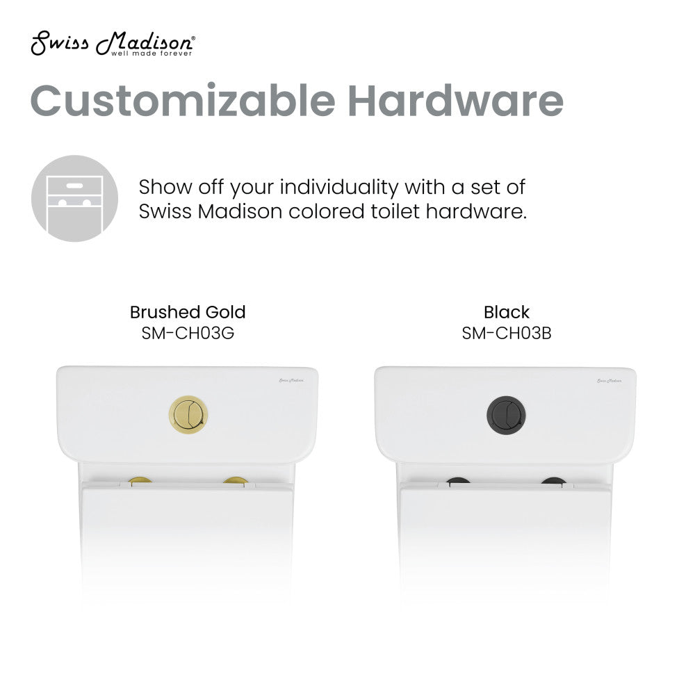 Carre One-Piece Square Toilet Dual-Flush 1.1/1.6 gpf – Swiss