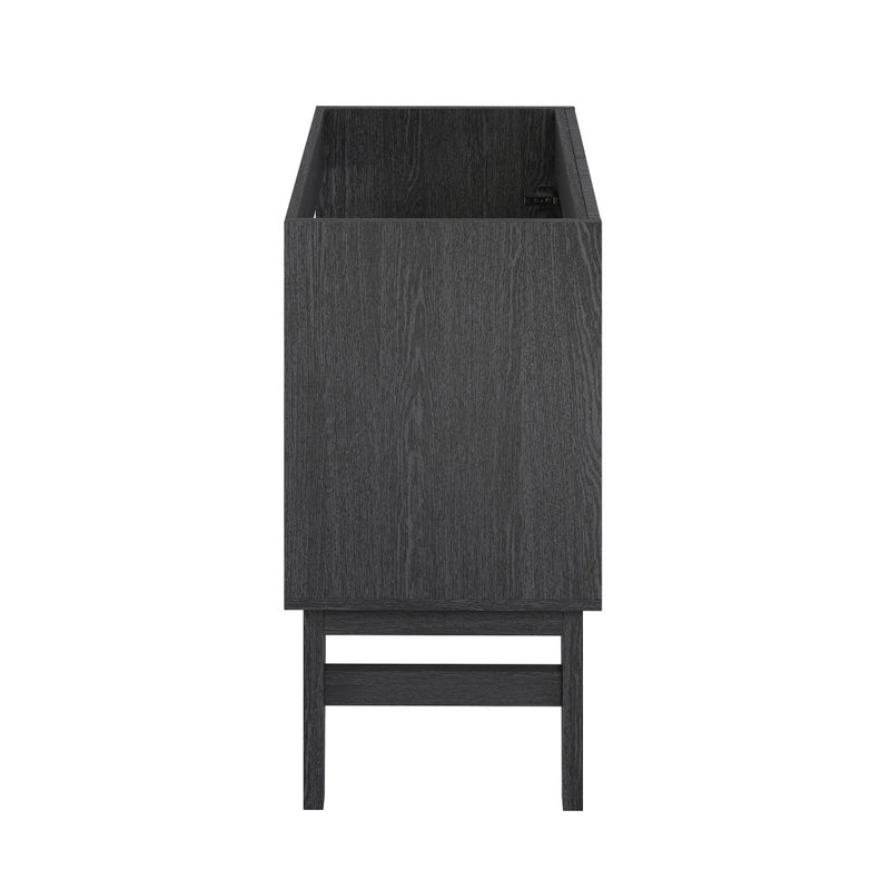 Bosse 24" Freestanding Bathroom Vanity Cabinet without Top in Black Oak