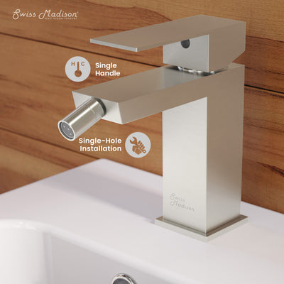 Concorde Bidet Faucet in Nickel