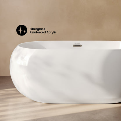 Plaisir 63" Freestanding Bathtub