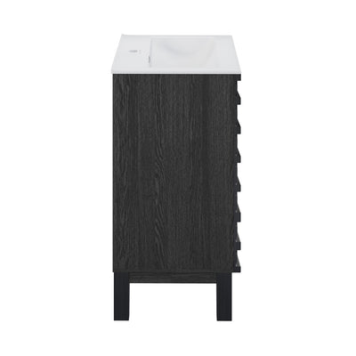 Cascade 18" Bathroom Vanity in Black