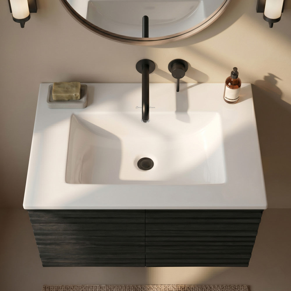24" Vanity Top Without Faucet Hole