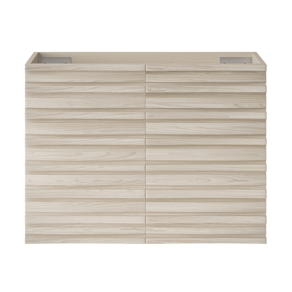 Cascade 30" Wall-Mounted Bathroom Vanity Cabinet without Top in White Oak