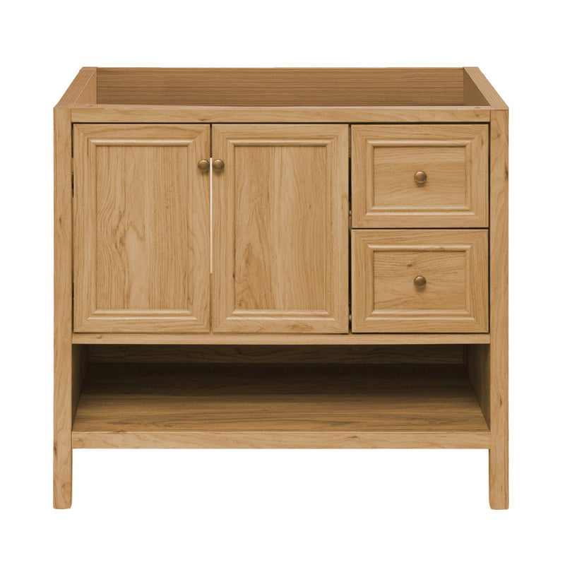 Château 36" Freestanding Bathroom Vanity Cabinet without Top in Golden Oak