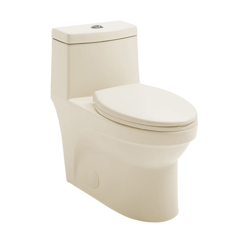 Virage One Piece Elongated Dual Flush Toilet 1.1/1.6 gpf in Bisque