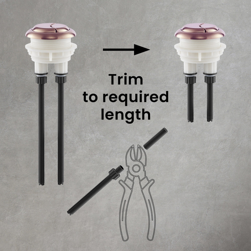 Toilet Hardware, Rose Gold (SM-2T120HB)