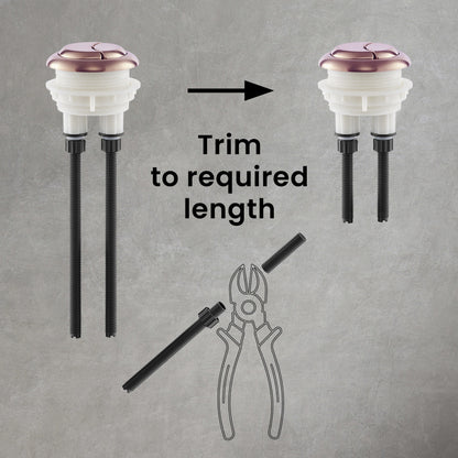 Toilet Hardware, Rose Gold (SM-2T120HB)
