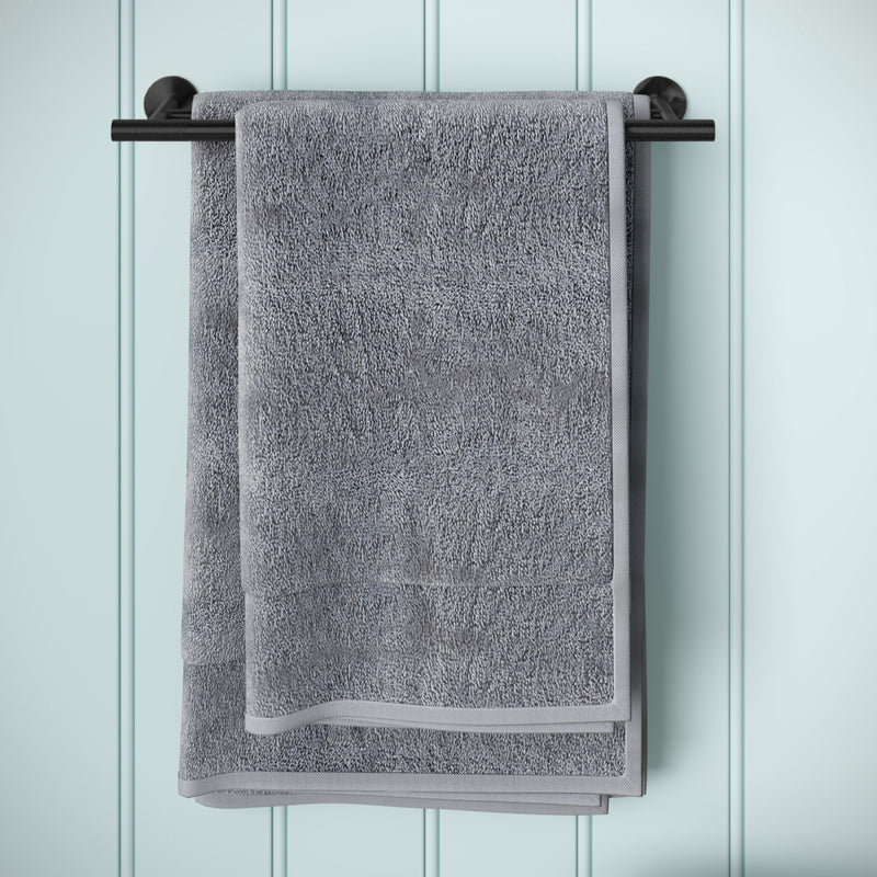 Avallon 24" Double Towel Bar in Matte Black