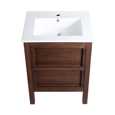 Nadar 24" Bathroom Vanity in Walnut