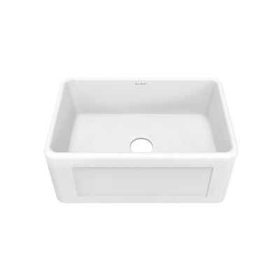 Delice 24 x 18 Ceramic, Farmhouse Kitchen Sink with Apron