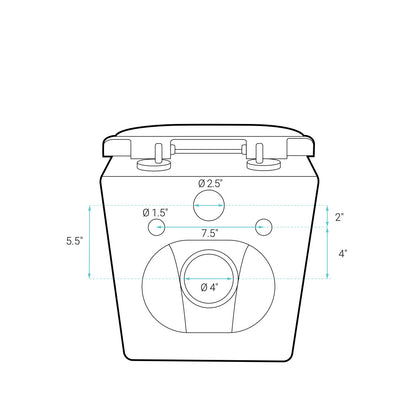 Calice Wall-Hung Round Toilet Bowl