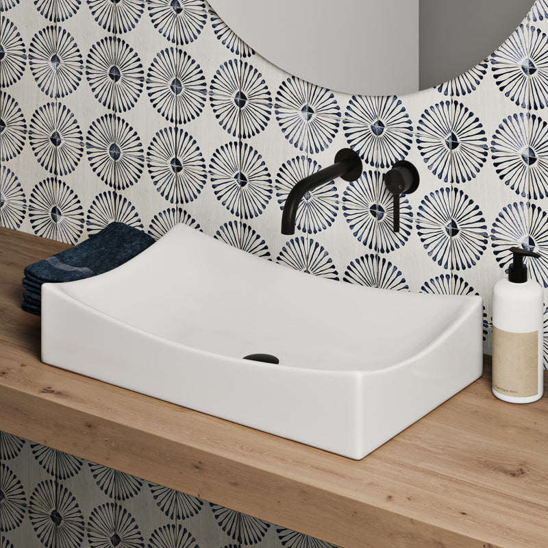 Marseille 25.5” Rectangle Vessel Bathroom Sink