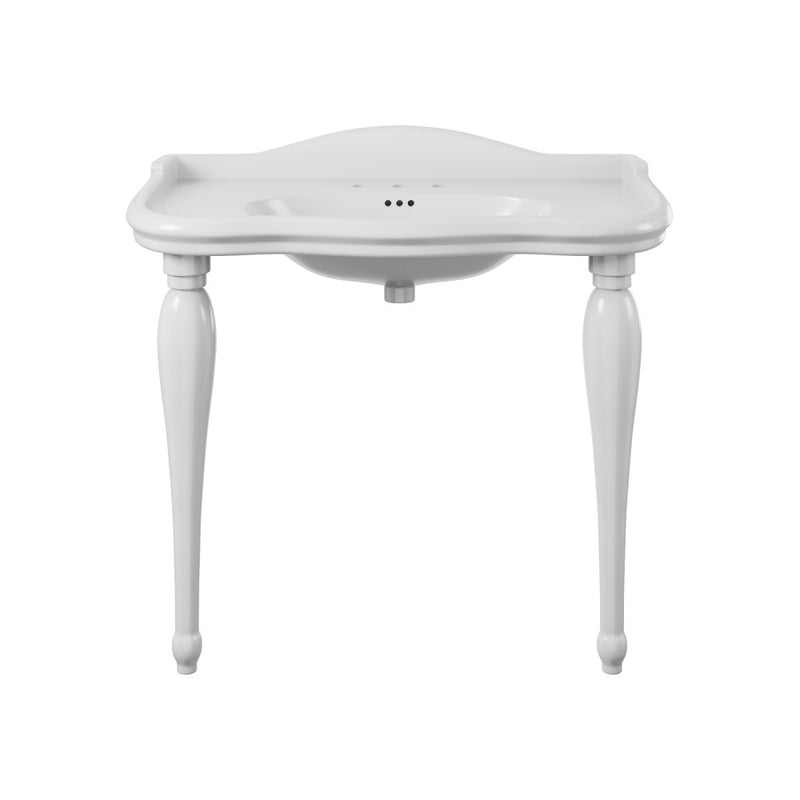 Santorini 40" Rectangle 3-Hole Widespread Console Sink